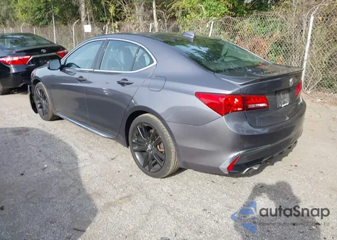 2019 Acura Tlx Tech Pkg из США, поврежденный, VIN 19UUB3F4XKA001873